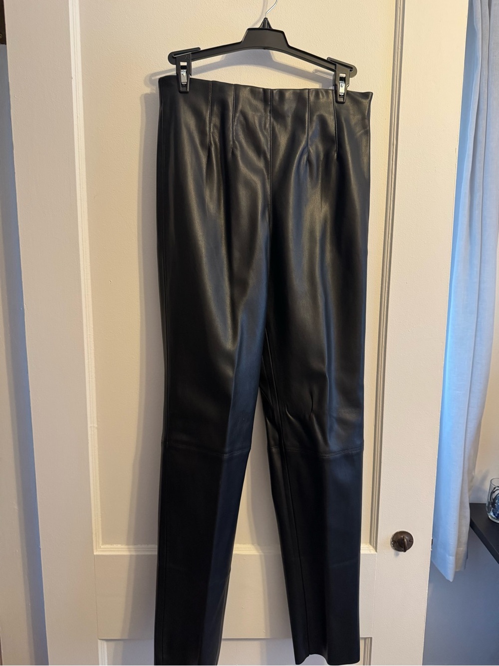 Lulus Women’s Black Faux Leather Pants